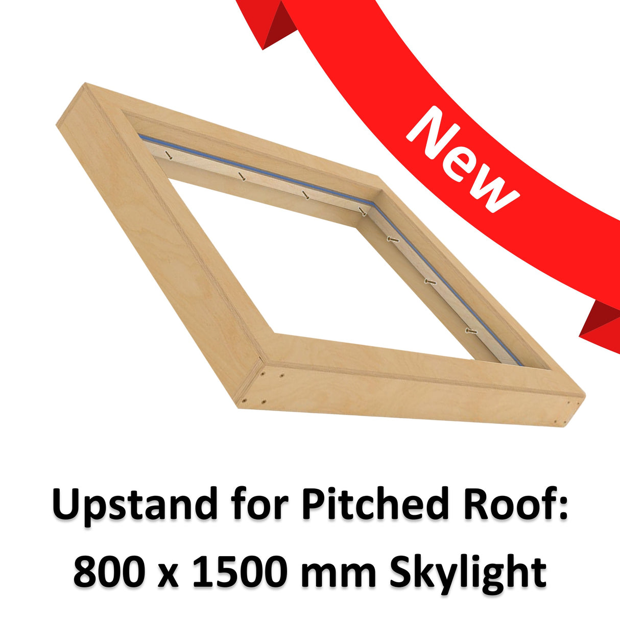 800 x 1500 mm Insulated Upstand for Pitched Roof Skylight.