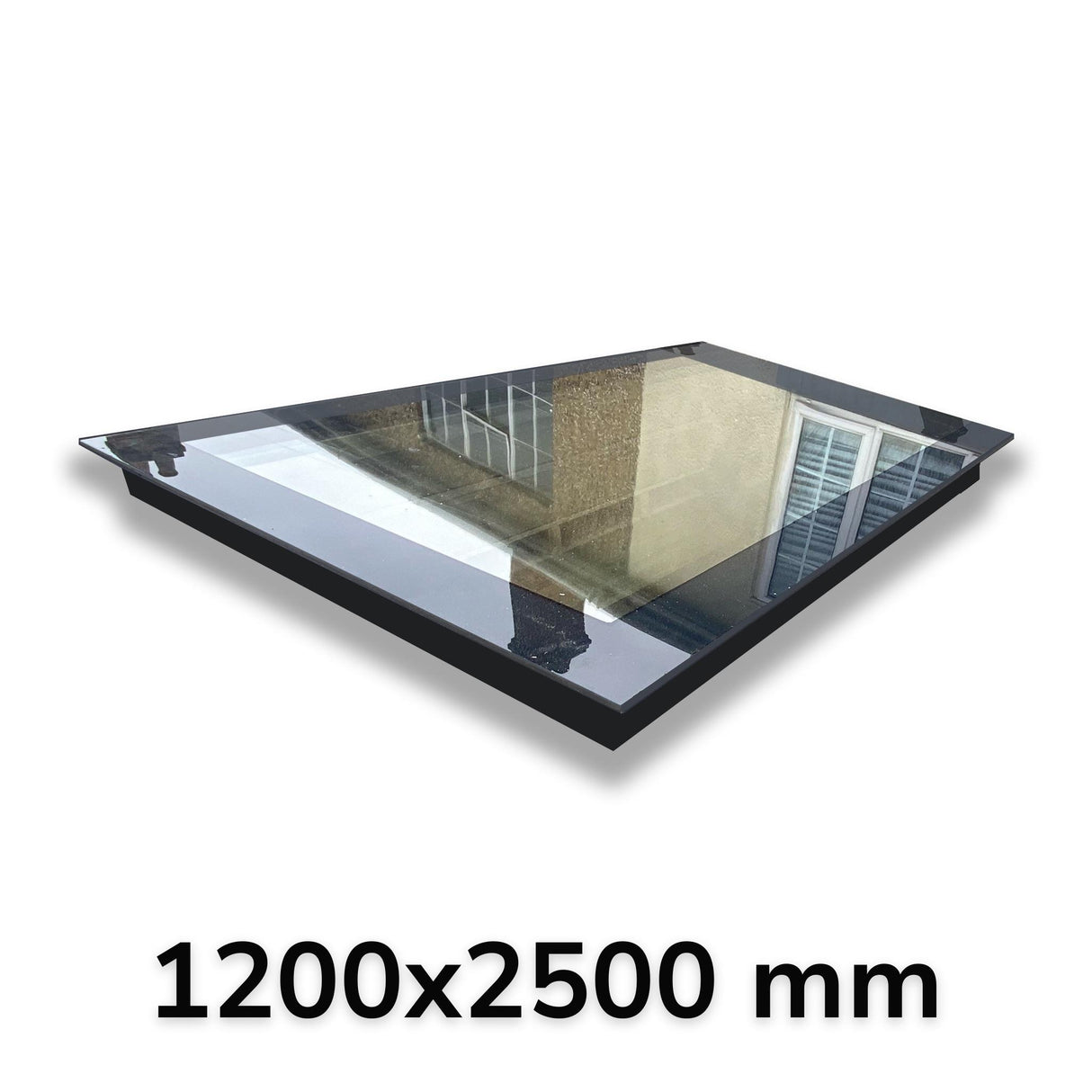 1200 x 2500 mm LD Frameless Triple Glazed Flat Roof Skylight