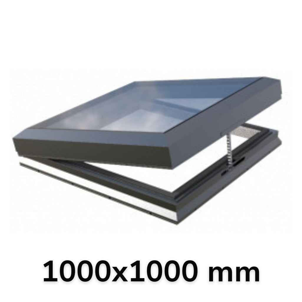 1000 x 1000 mm Electric Opening Glass Link Skylight (Premium Range)