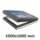 1000 x 1000 mm Electric Opening Glass Link Skylight (Premium Range)