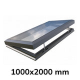 1000 x 2000 mm Electric Opening Glass Link Skylight (Premium Range)