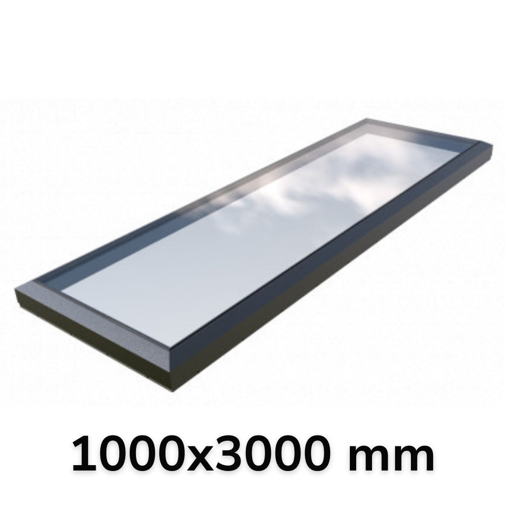 1000 x 3000 mm Fixed Glass Link Skylight (Premium Range)