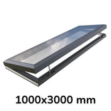 1000 x 3000 mm Electric Opening Glass Link Skylight (Premium Range)