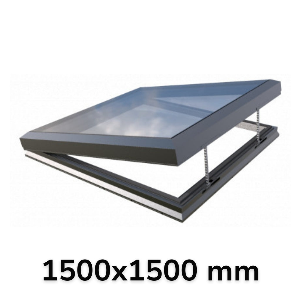 1500 x 1500 mm Electric Opening Glass Link Skylight (Premium Range)