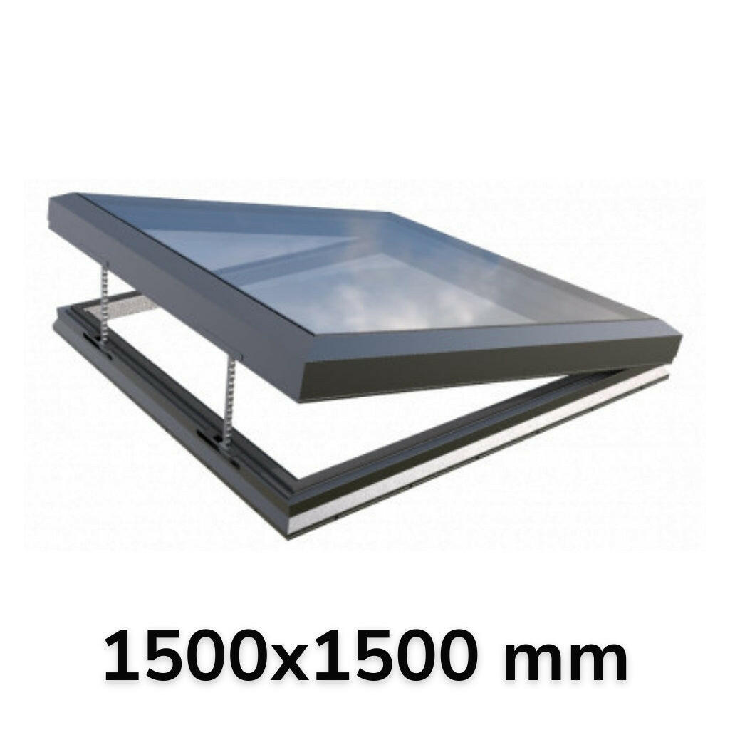 1500 x 1500 mm Electric Opening Glass Link Skylight (Premium Range)