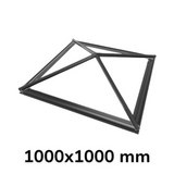 1000 x 1000 mm Stratus Aluminium Roof Lantern Style 8 (Pyramid)