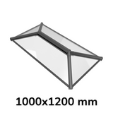 1000 x 1200 mm Stratus Aluminium Roof Lantern Style 1 (Contemporary)