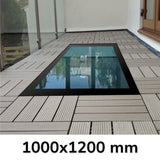 1000 x 1200 mm Framed Walk-on Skylight