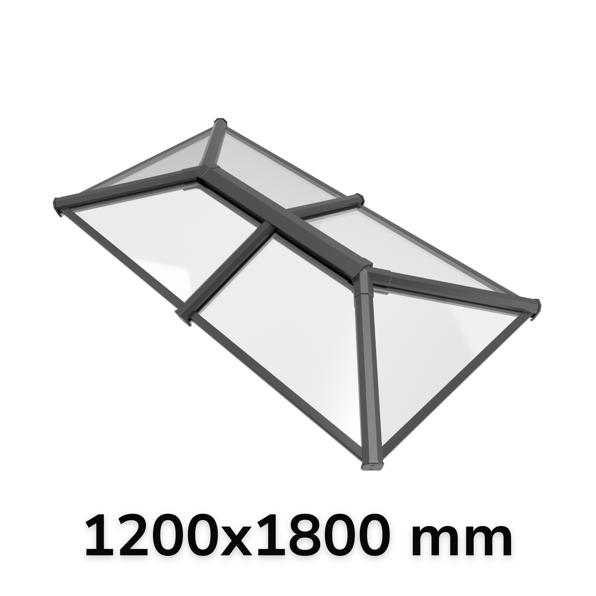 1200 x 1800 mm Stratus Aluminium Roof Lantern Style 2 (Traditional)