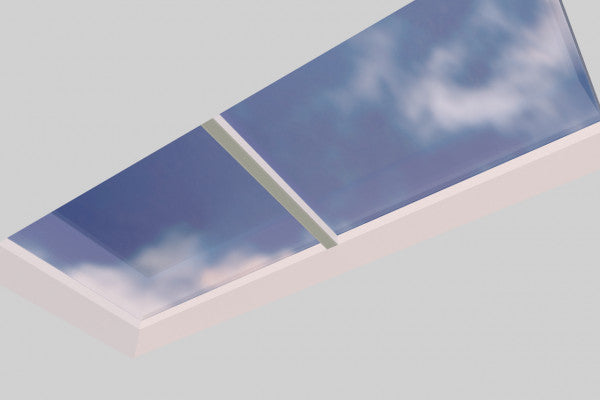 1500 x 3500 mm Fixed Glass Link Modular Skylight (1 Fixed 0 Opening)