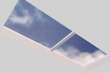 1500 x 4000 mm Fixed Glass Link Modular Skylight (2 Fixed 0 Opening)