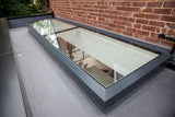 2500 x 4000 mm Electric Opening Glass Link Modular Skylight (2 Fixed 1 Opening)