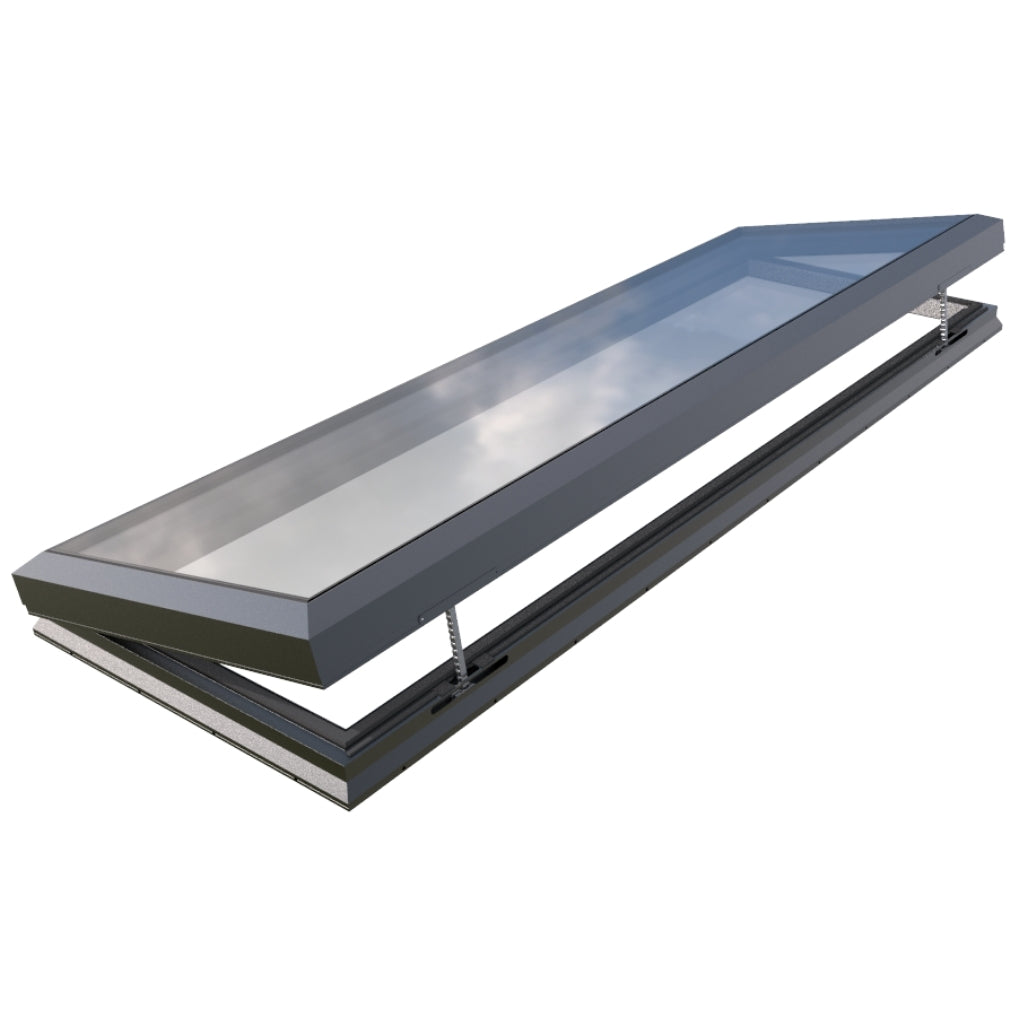 1000 x 3000 mm Electric Opening Glass Link Skylight (Premium Range)