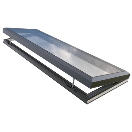 1000 x 3000 mm Electric Opening Glass Link Skylight (Premium Range)