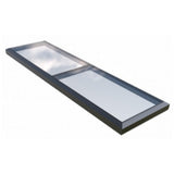 1000 x 3500 mm Fixed Glass Link Modular Skylight (1 Fixed 0 Opening)