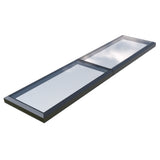 1000 x 4000 mm Fixed Glass Link Modular Skylight (2 Fixed 0 Opening)