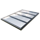 2500 x 3500 mm Fixed Glass Link Modular Skylight (2 Fixed 0 Opening).