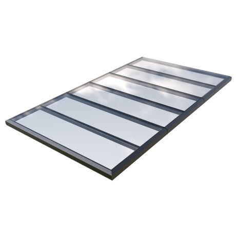 2500 x 5000 mm Fixed Glass Link Modular Skylight (3 Fixed 0 Opening)