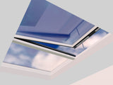 2000 x 3000 mm Electric Opening Glass Link Modular Skylight (1 Fixed 1 Opening)