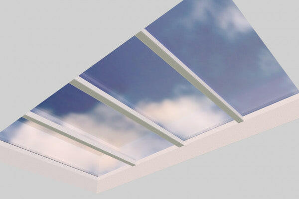 2500 x 4000 mm Fixed Glass Link Modular Skylight (2 Fixed 0 Opening).