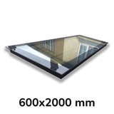 600 x 2000 mm LD Frameless Triple Glazed Flat Roof Skylight