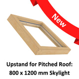 800 x 1200 mm Insulated Upstand for Pitched Roof Skylight.