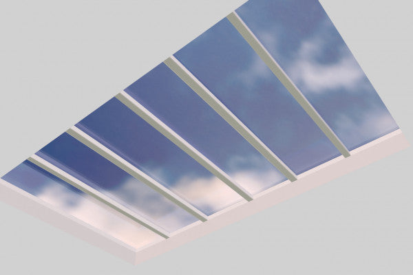 3000 x 5000 mm Fixed Glass Link Modular Skylight (3 Fixed 0 Opening)