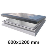 600 x 1200 mm Brett Martin Electric Opening Flat Roof Skylight