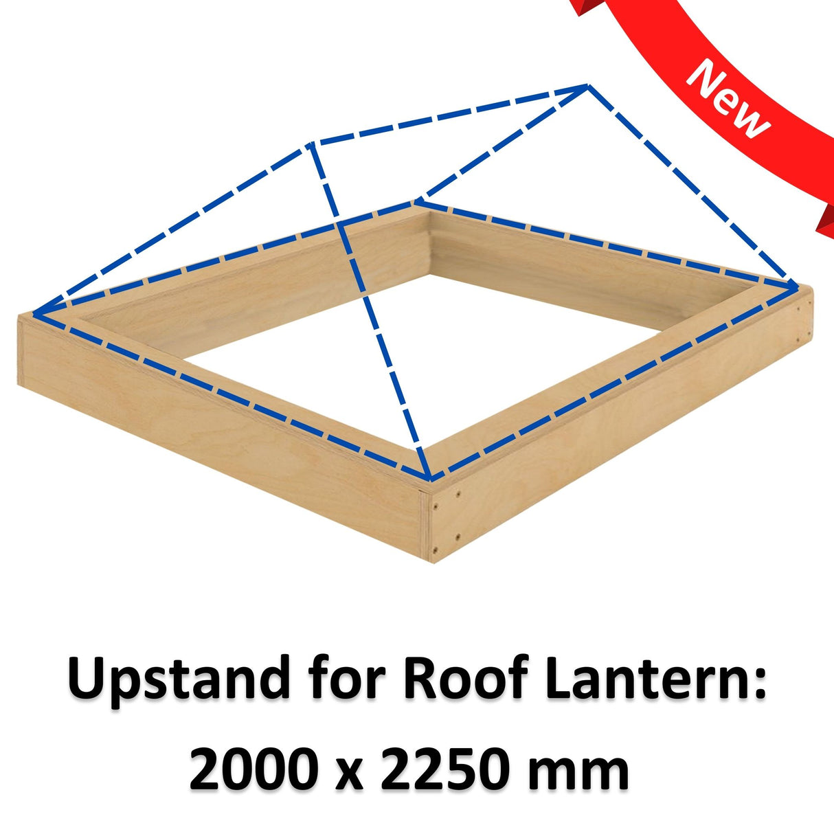 2000 x 2250 mm Insulated Upstand for Roof Lantern