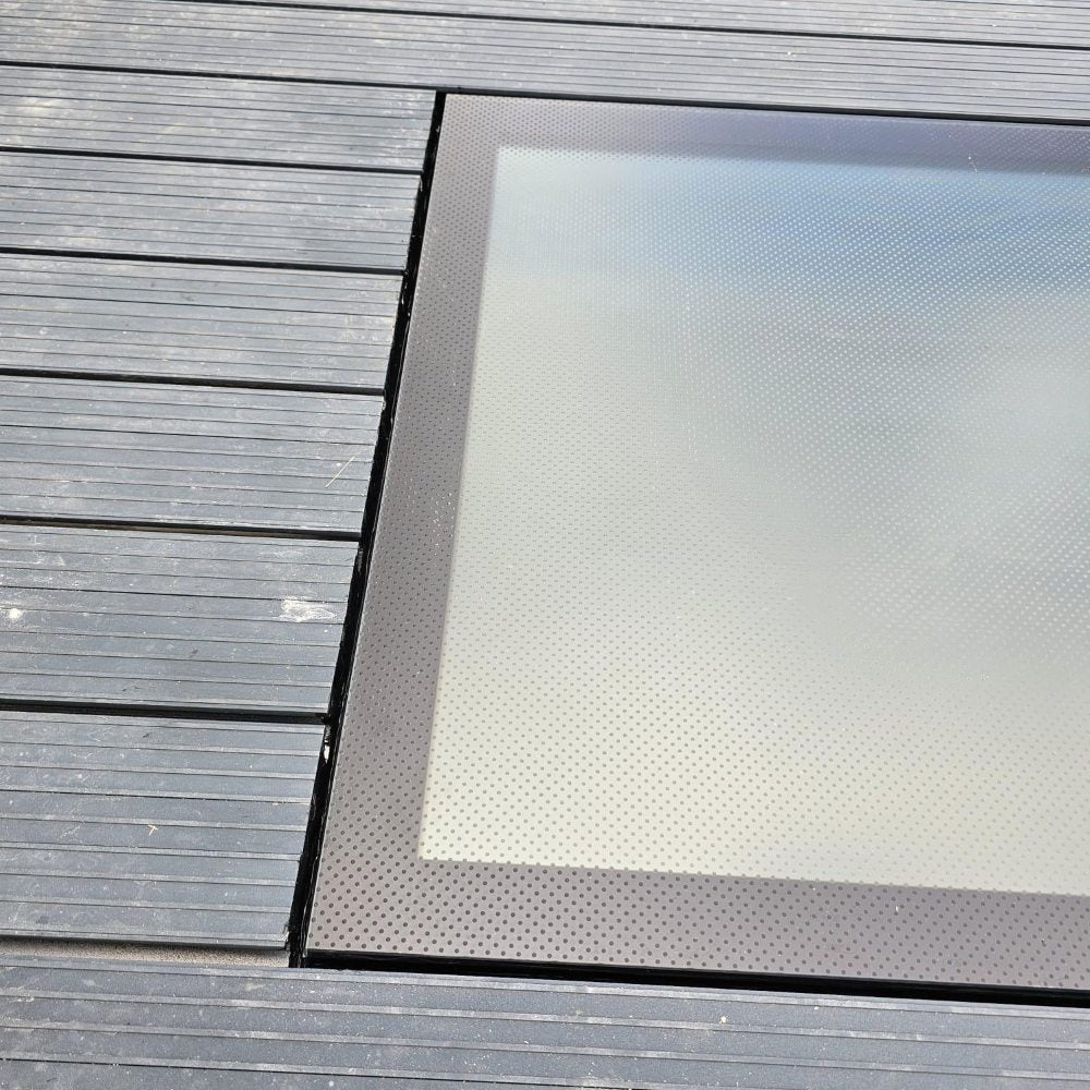 1000 x 1000 mm Frameless Walk-on Skylight