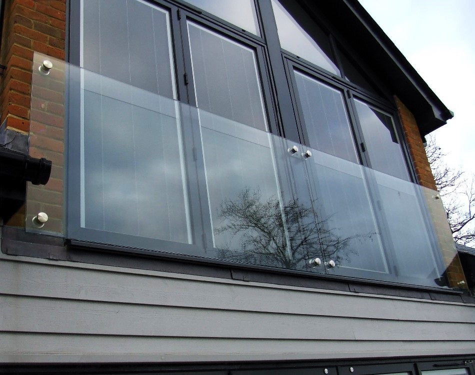 2200 x 1100 mm LD Toughened Laminated Glass Juliet Balcony