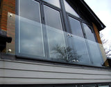 1600 x 1100 mm LD Toughened Laminated Glass Juliet Balcony