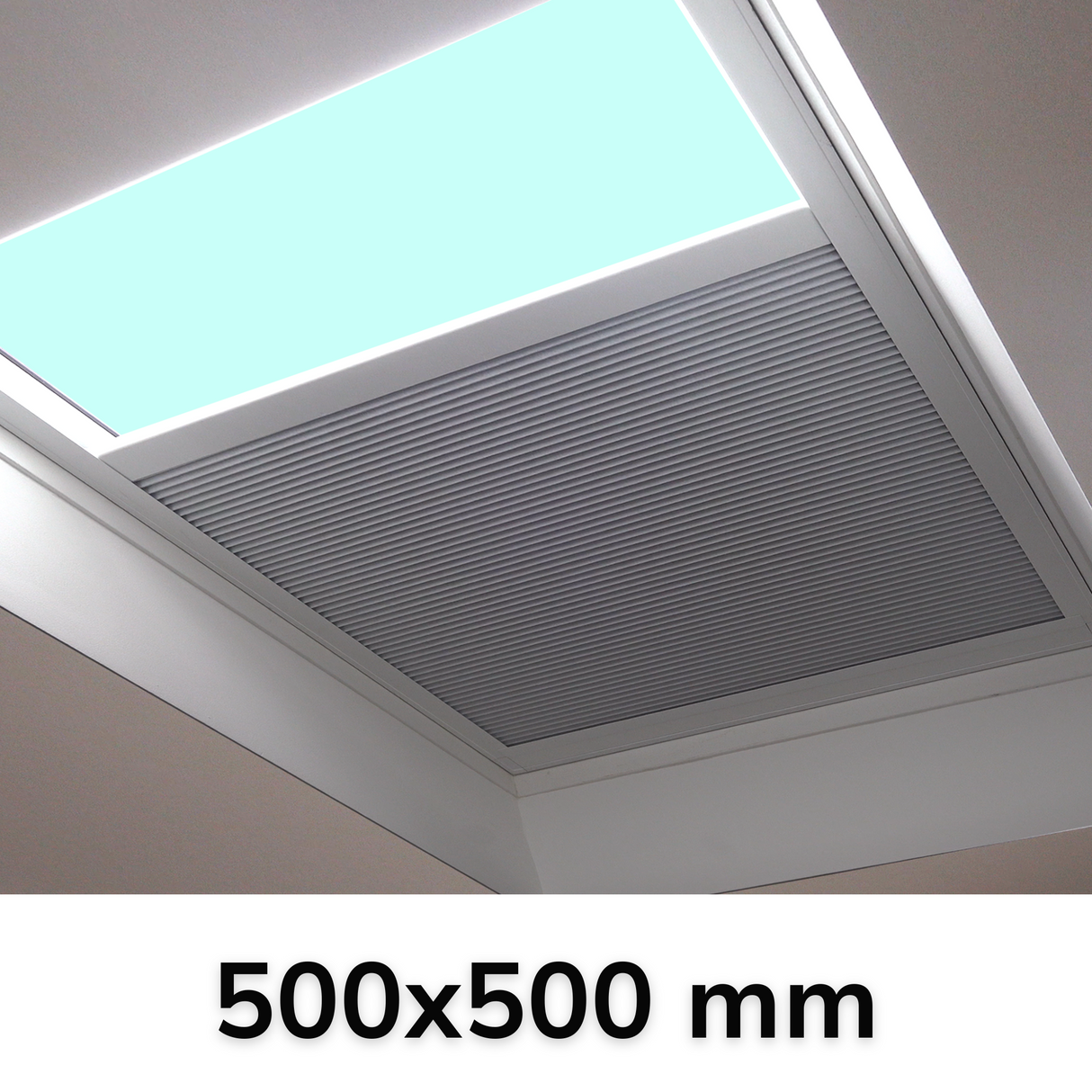 500 x 500 mm LD Electric Blinds for Flat / Pitched Roof Skylights & Roof Lanterns