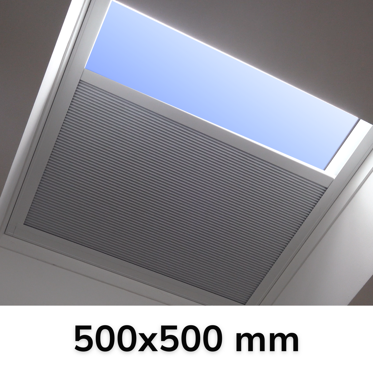 500 x 500 mm LD Manual Blinds for Flat / Pitched Roof Skylights & Roof Lanterns