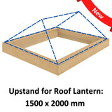 1500 x 2000 mm Insulated Upstand for Roof Lantern