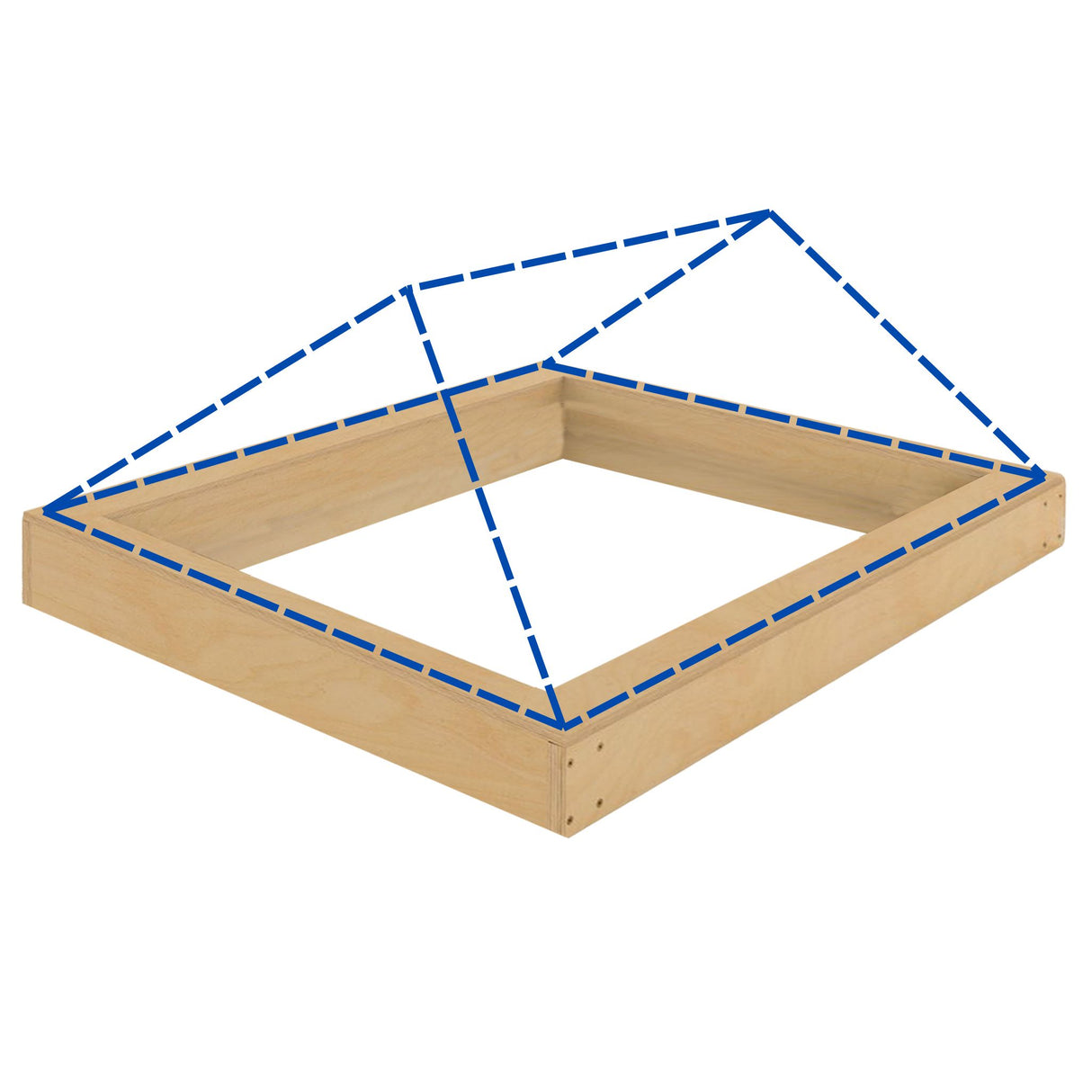 1000 x 1000 mm Insulated Upstand for Roof Lantern