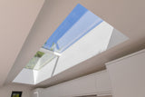 2500 x 3000 mm Electric Opening Glass Link Modular Skylight (1 Fixed 1 Opening)