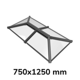 750 x 1250 mm Stratus Aluminium Roof Lantern Style 2 (Traditional)