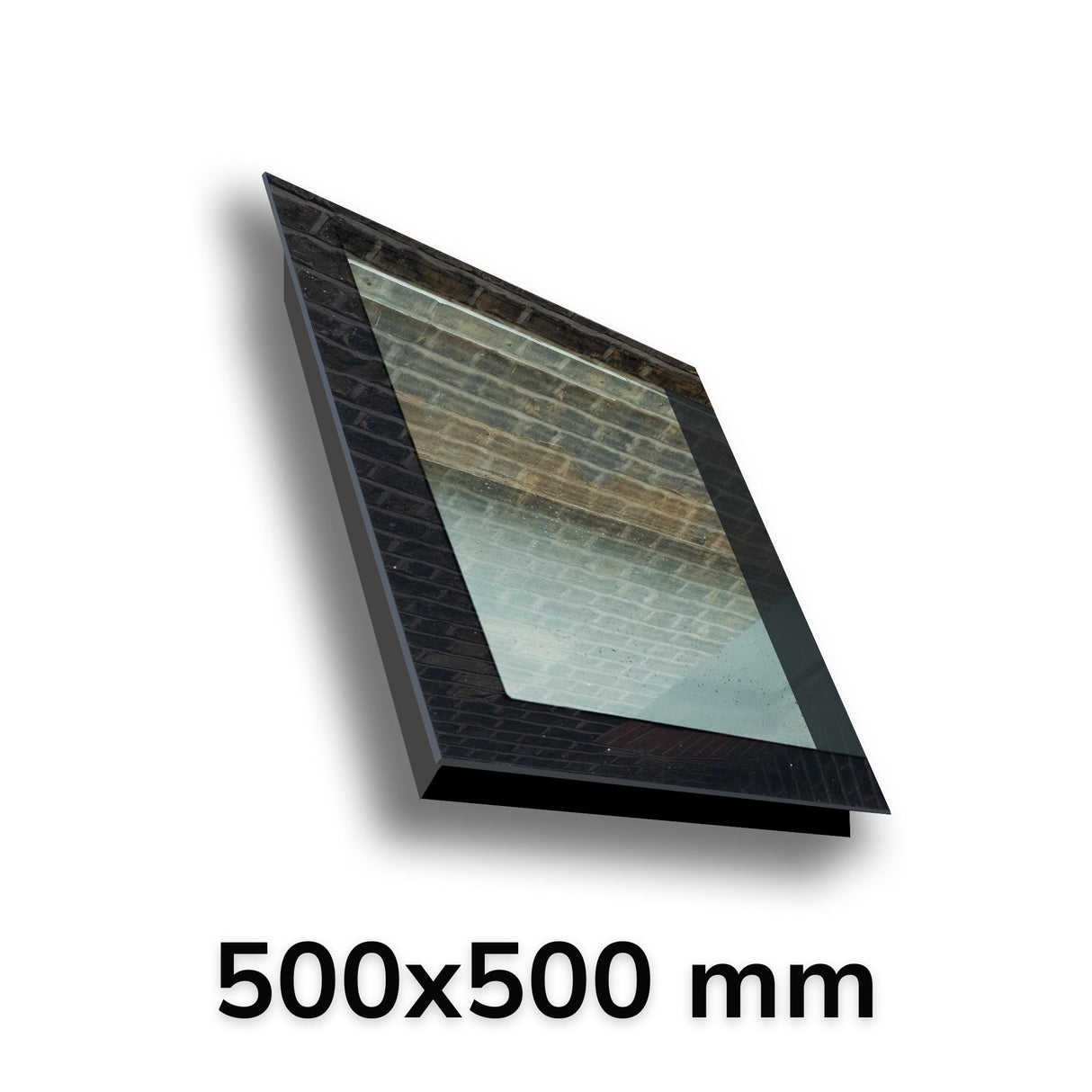 500 x 500 mm LD Frameless Triple Glazed Pitched Roof Skylight