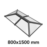 800 x 1500 mm Stratus Aluminium Roof Lantern Style 2 (Traditional)