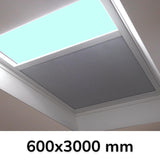 600 x 3000 mm LD Electric Blinds for Flat / Pitched Roof Skylights & Roof Lanterns