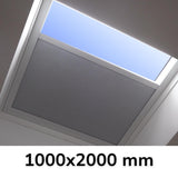 1000 x 2000 mm LD Manual Blinds for Flat / Pitched Roof Skylights & Roof Lanterns