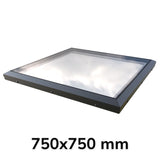 750 x 750 mm Brett Martin Fixed Flat Roof Skylight