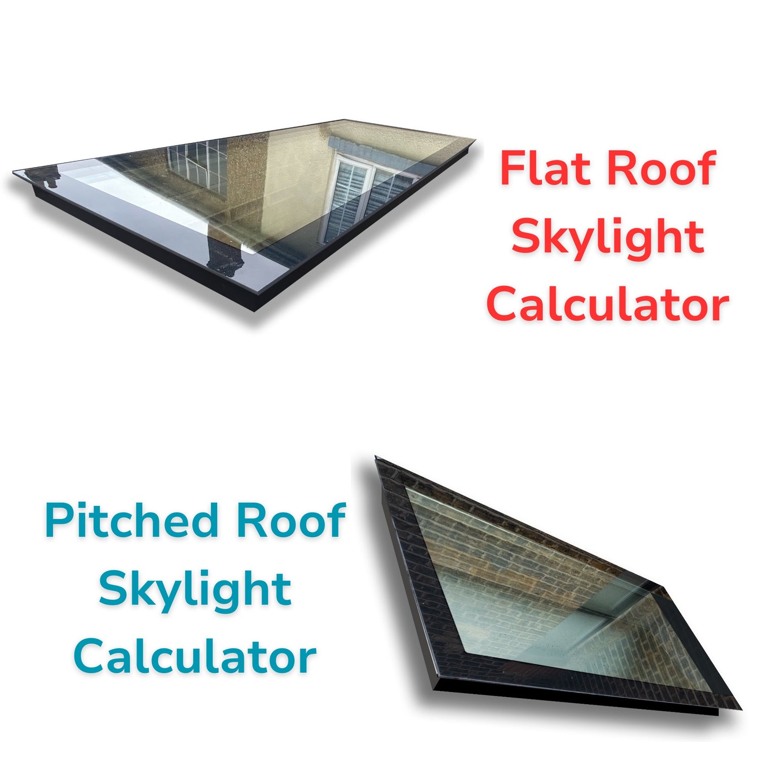 Custom Size Frameless Triple Glazed Flat and Pitched Roof Skylight Onl ...