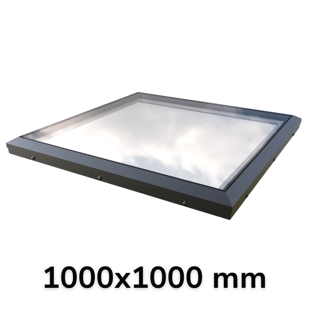 1000 x 1000 mm Brett Martin Fixed Flat Roof Skylight