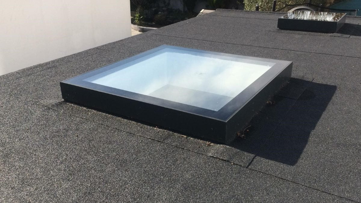 1000 x 1200 mm LD Framed Flat Roof Skylight