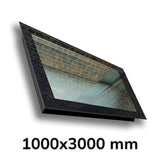 1000 x 3000 mm LD Frameless Triple Glazed Pitched Roof Skylight