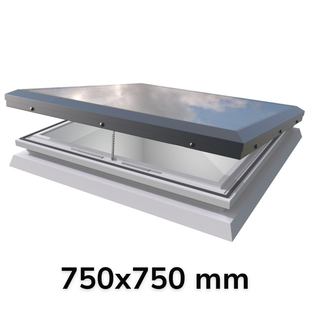 750 x 750 mm Brett Martin Electric Opening Flat Roof Skylight