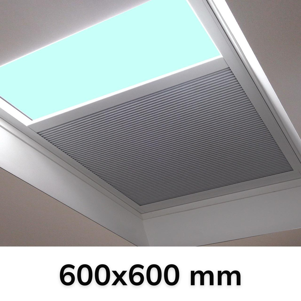 600 x 600 mm LD Electric Blinds for Flat / Pitched Roof Skylights & Roof Lanterns