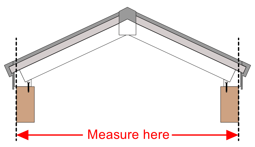 1000 x 2500 mm Brett Martin Traditional Roof Lantern